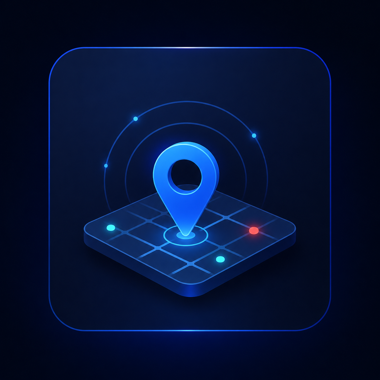Live operations map and site status visual for Securinos dashboard modules.