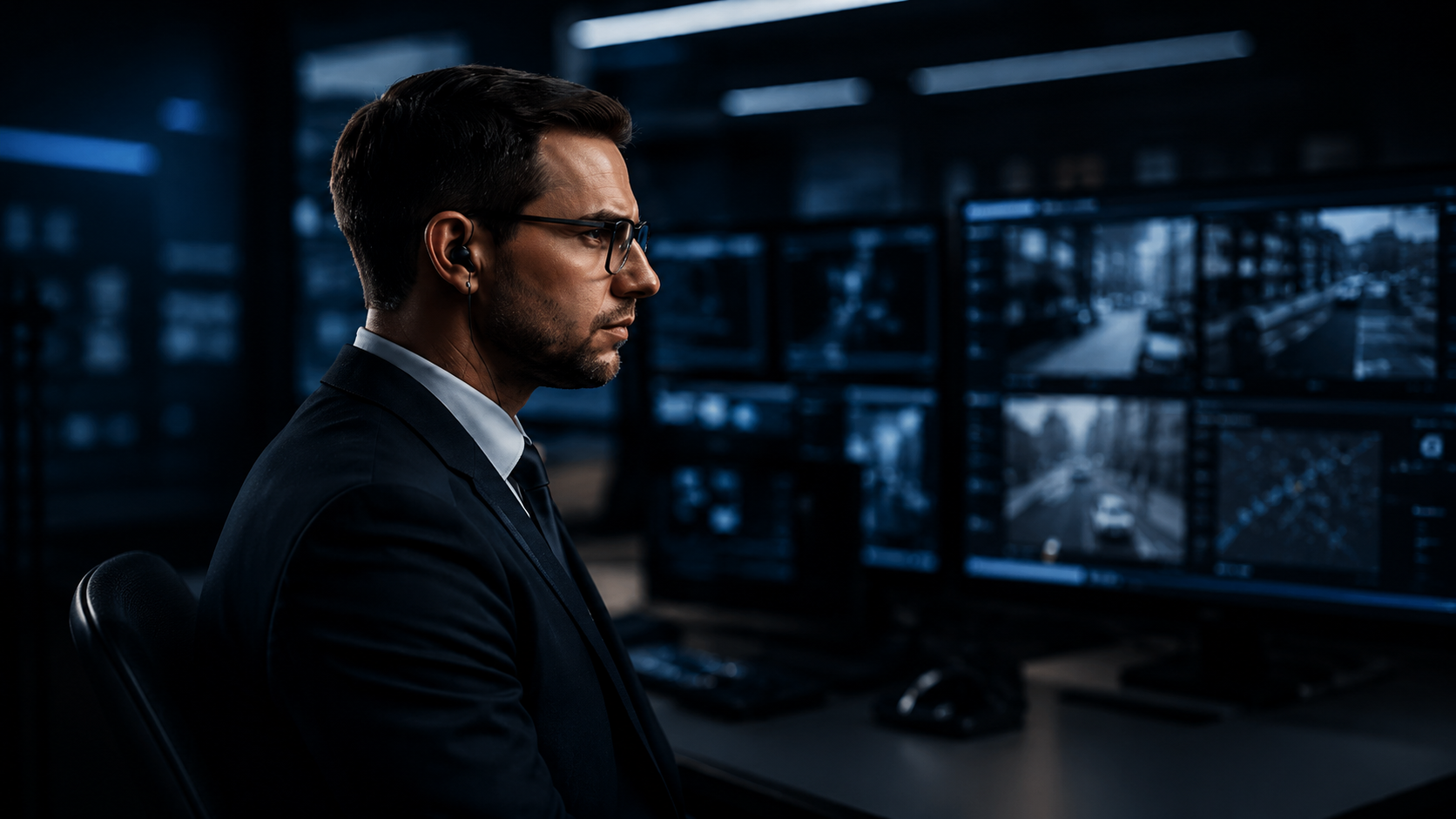 Close protection lead monitoring VIP security operations